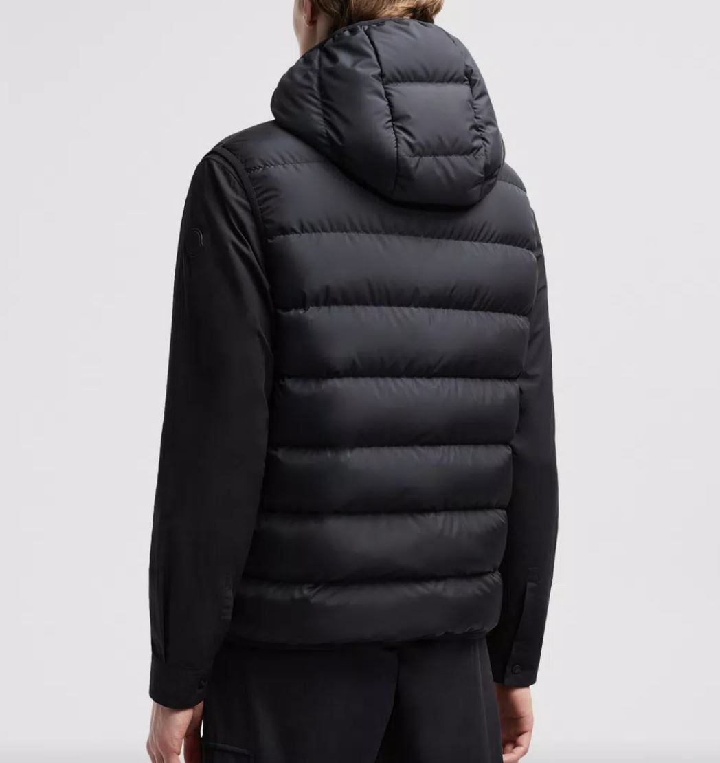 Moncler VALMASQUE ダウンベスト Black, Light Gray