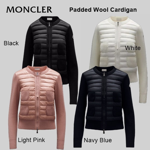 ♪Direct store♪Moncler Padded Wool Cardigan