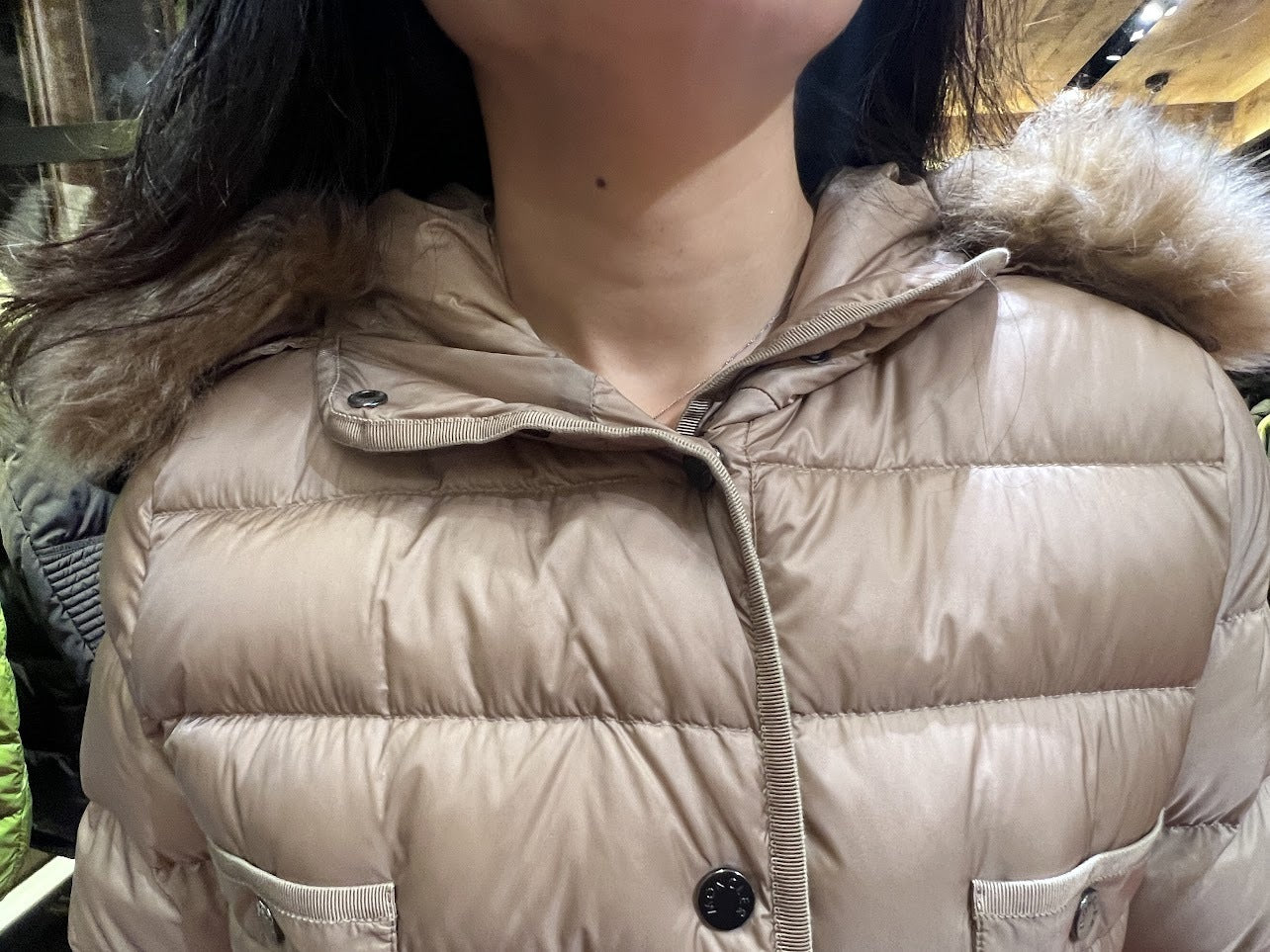 Moncler HIRMAFUR long down jacket