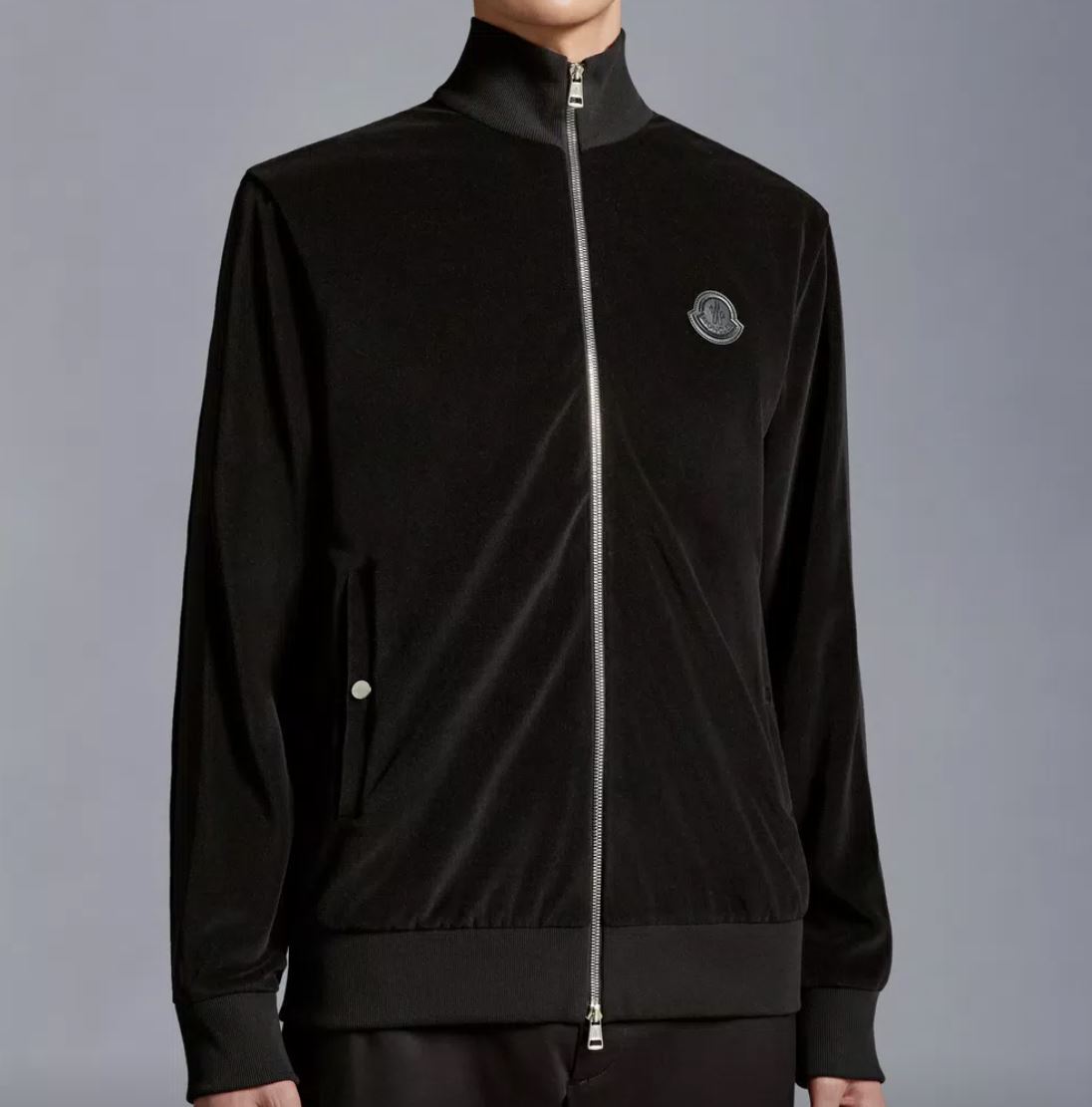 Moncler CHENILLE ZIP-UP SWEATSHIRT