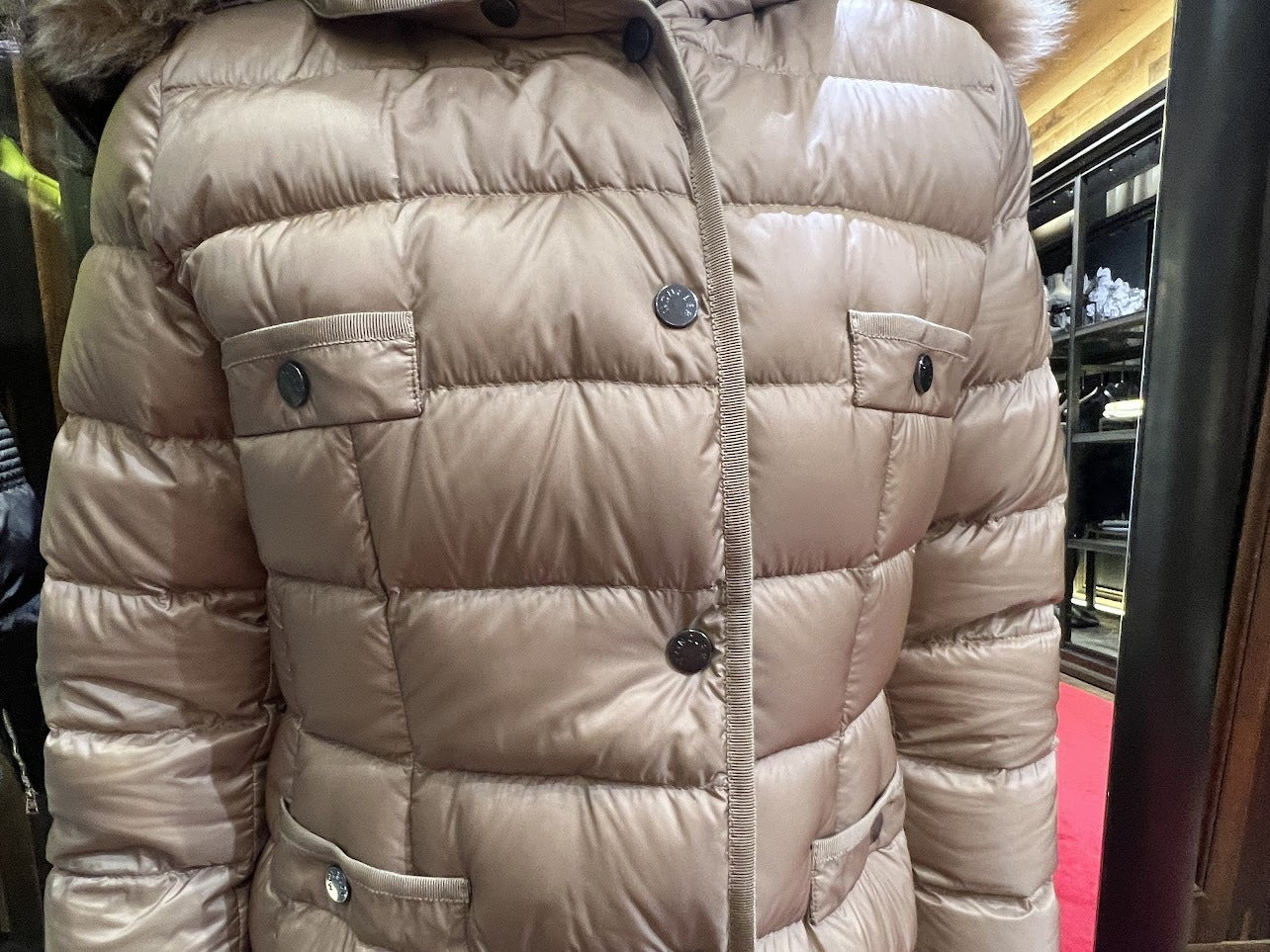 Moncler HIRMAFUR long down jacket