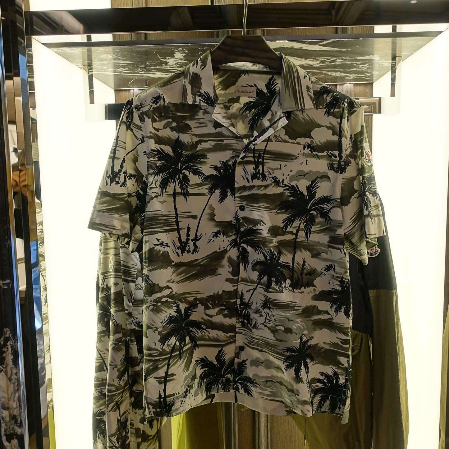 Moncler printed shirt