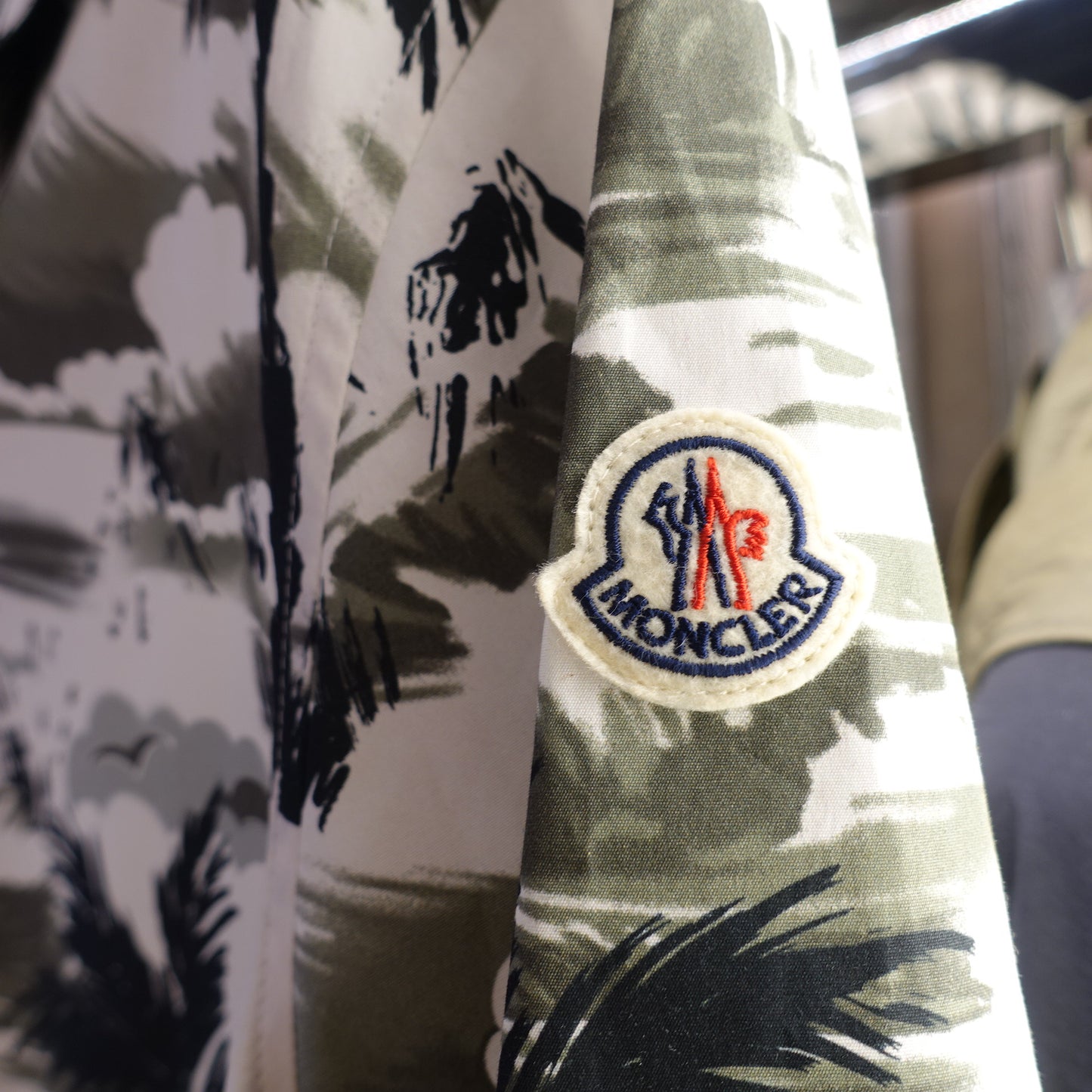 Moncler printed shirt