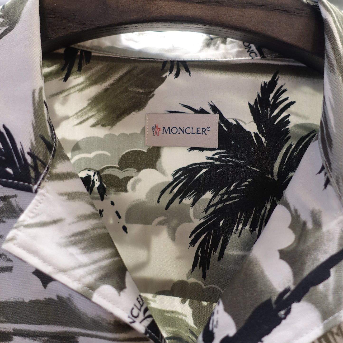 Moncler printed shirt