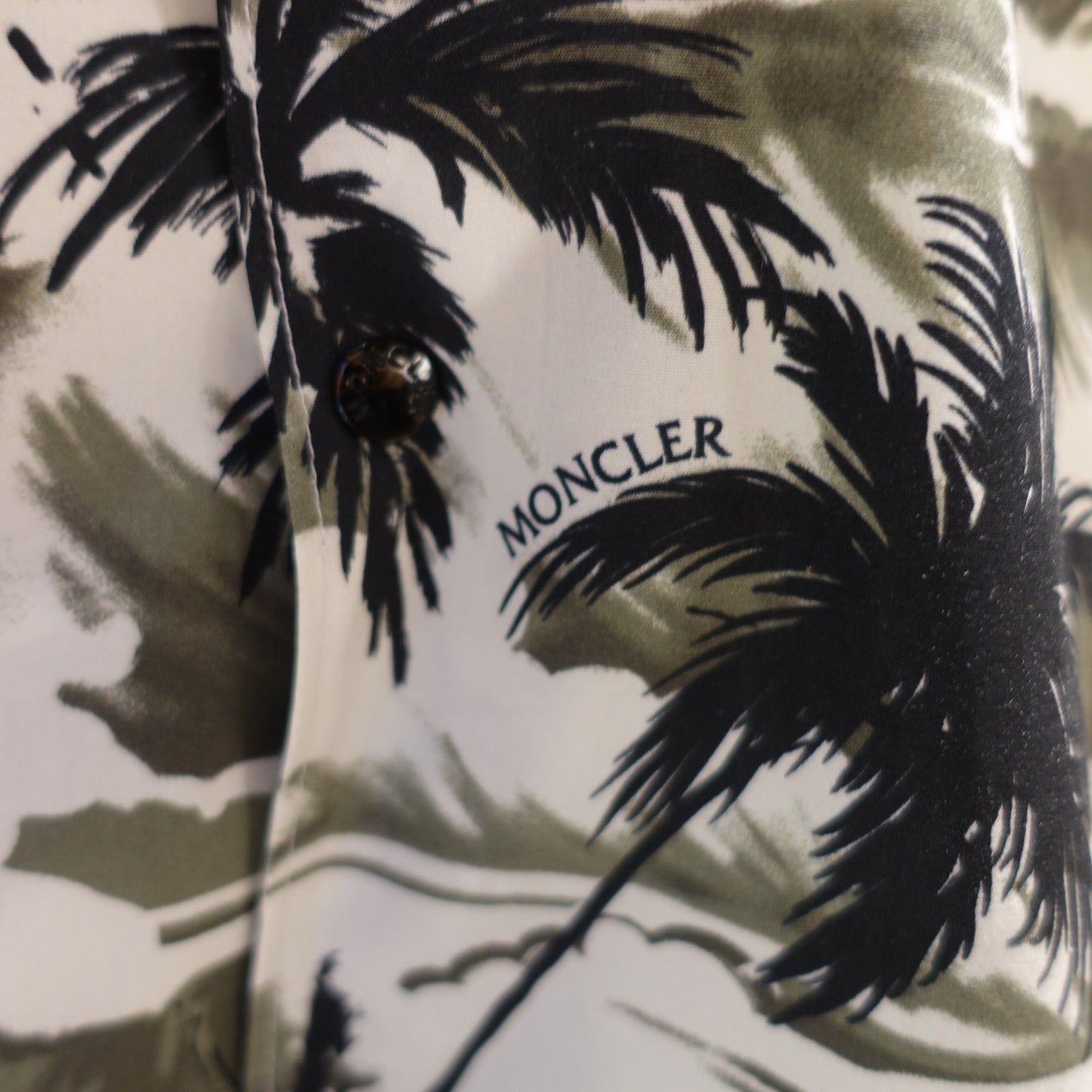 Moncler printed shirt