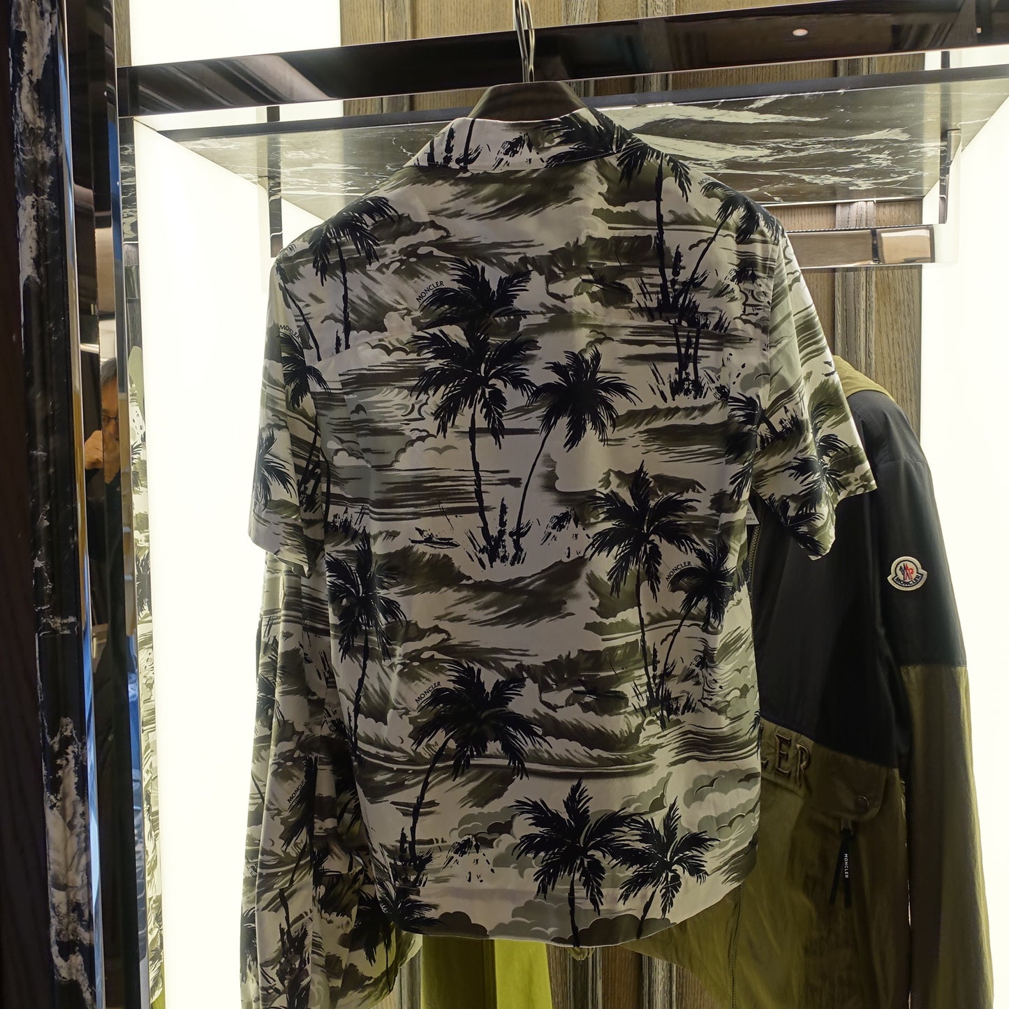 Moncler printed shirt