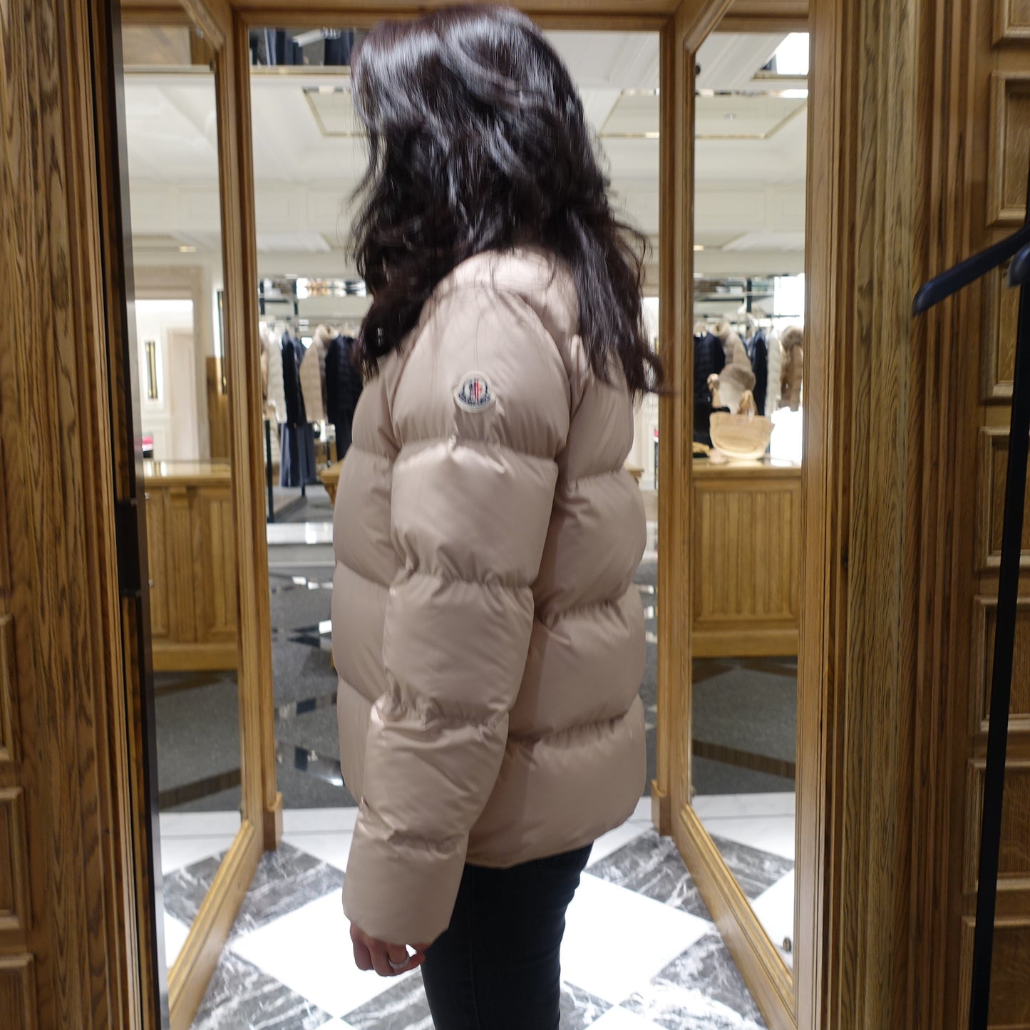 Moncler ABBADIA short down jacket