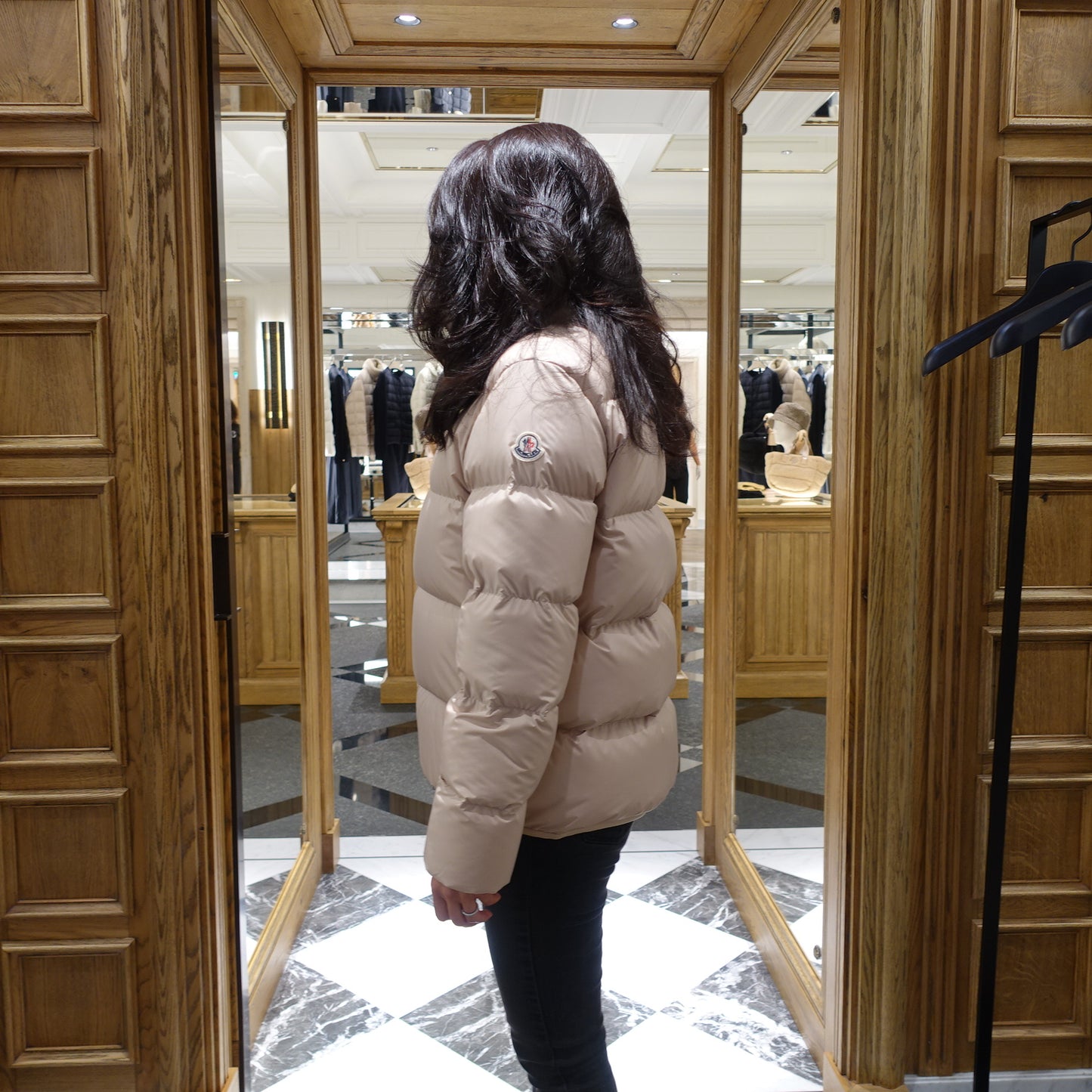 Moncler ABBADIA short down jacket