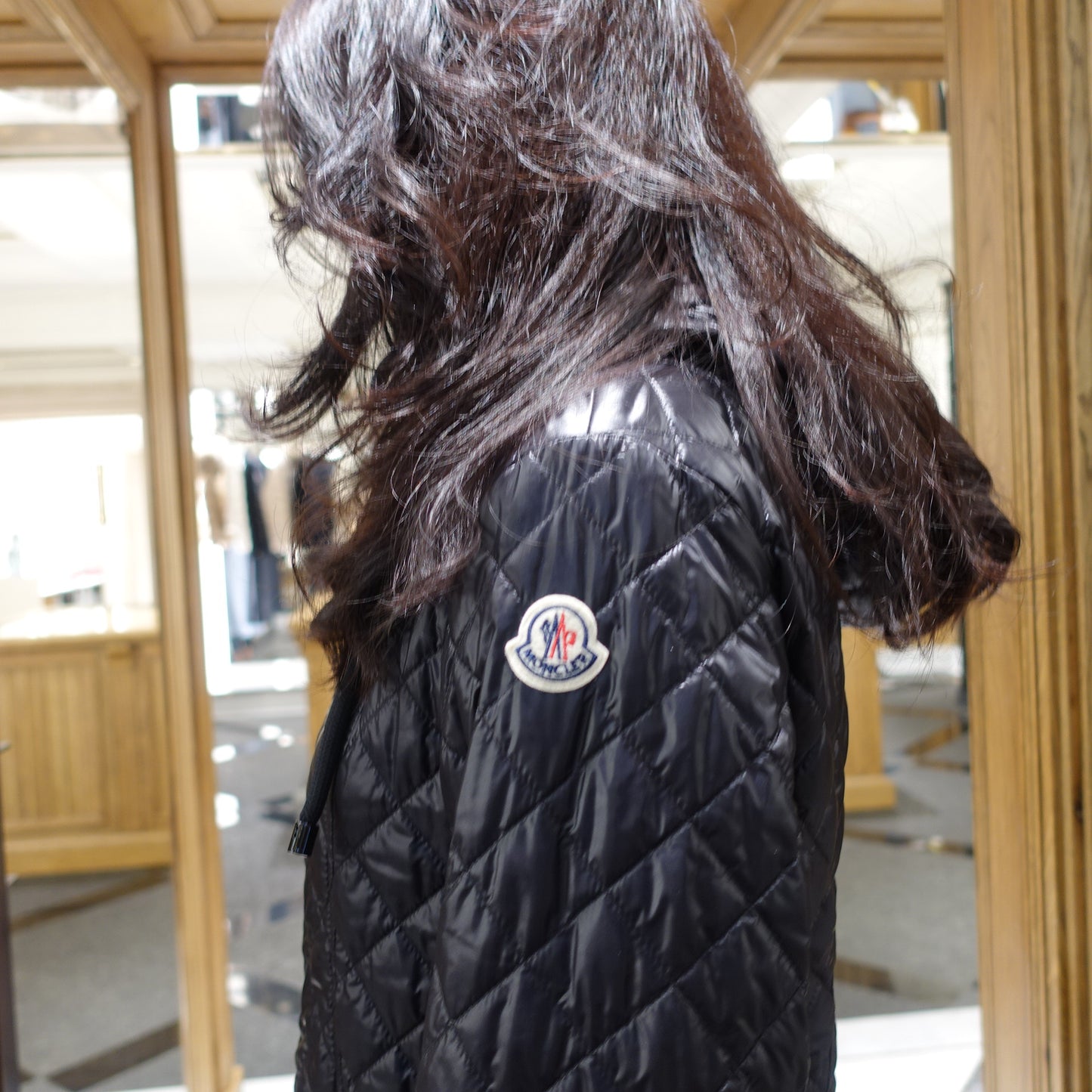 Moncler BAGNAC long down jacket