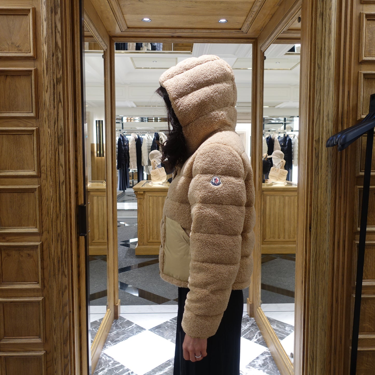 Moncler AUDRIEU short down jacket