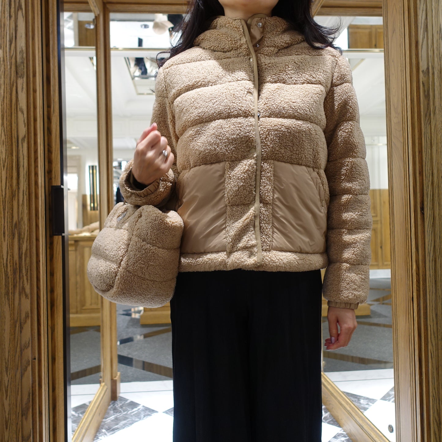 【大人もOK】Moncler   AUDRIEU  Teddyダウンジャケット  14A・12A