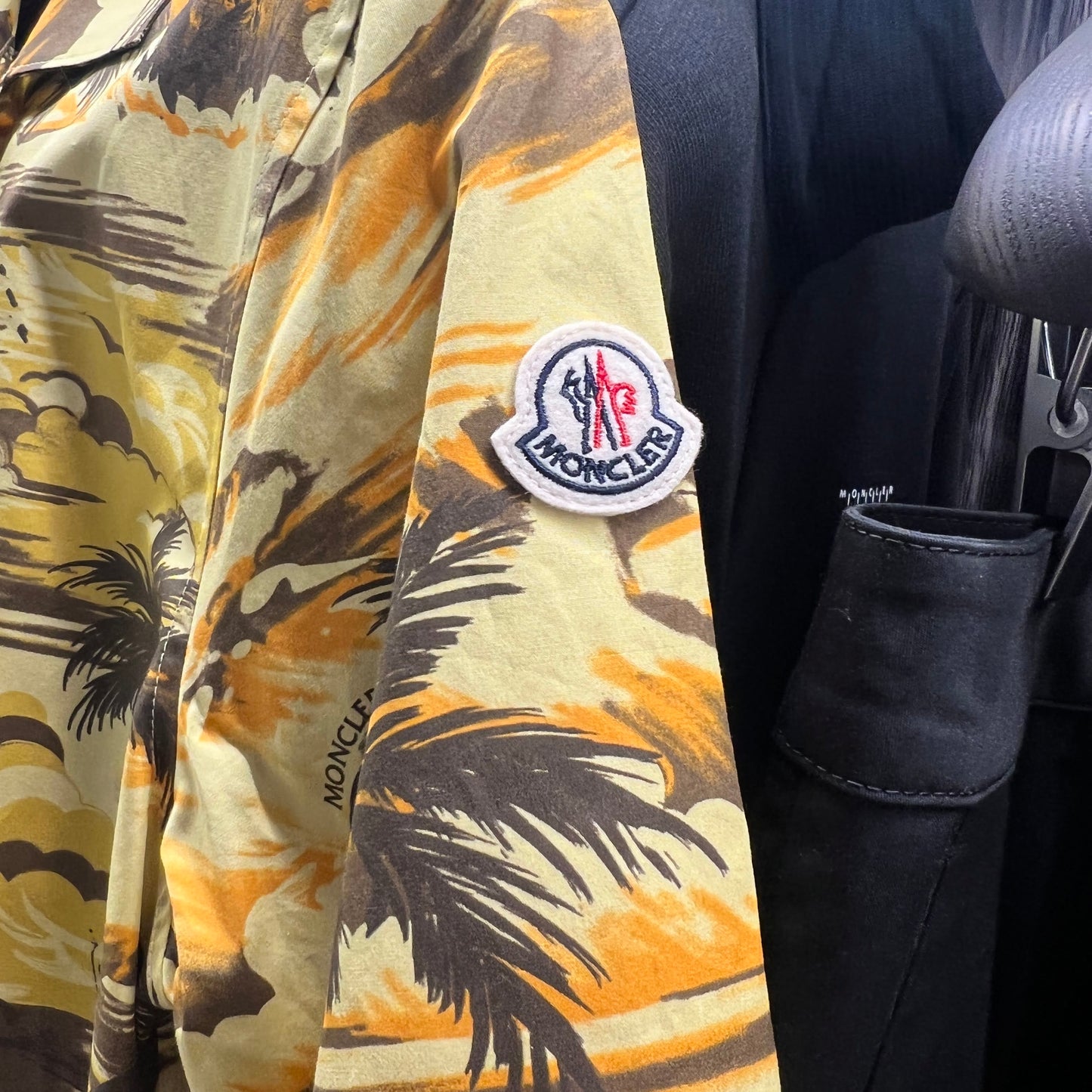 Moncler printed shirt