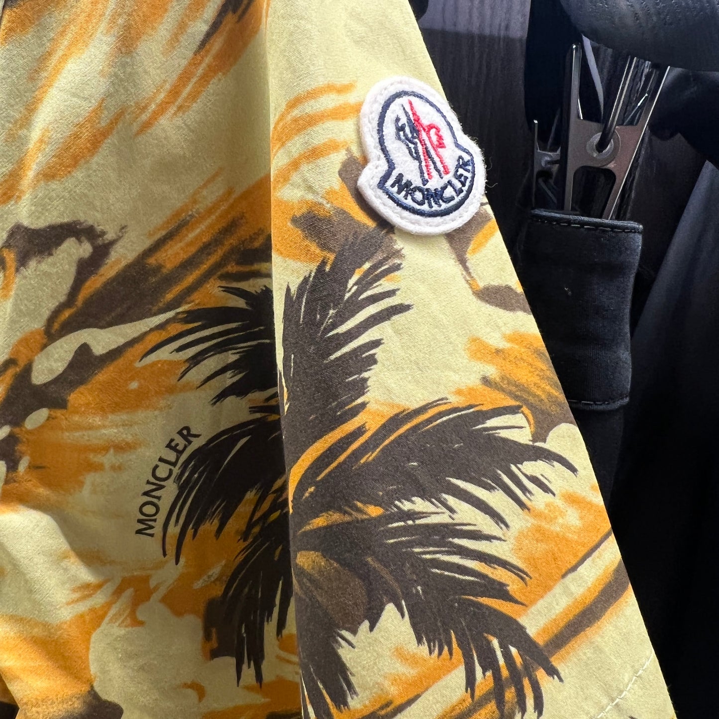 Moncler printed shirt