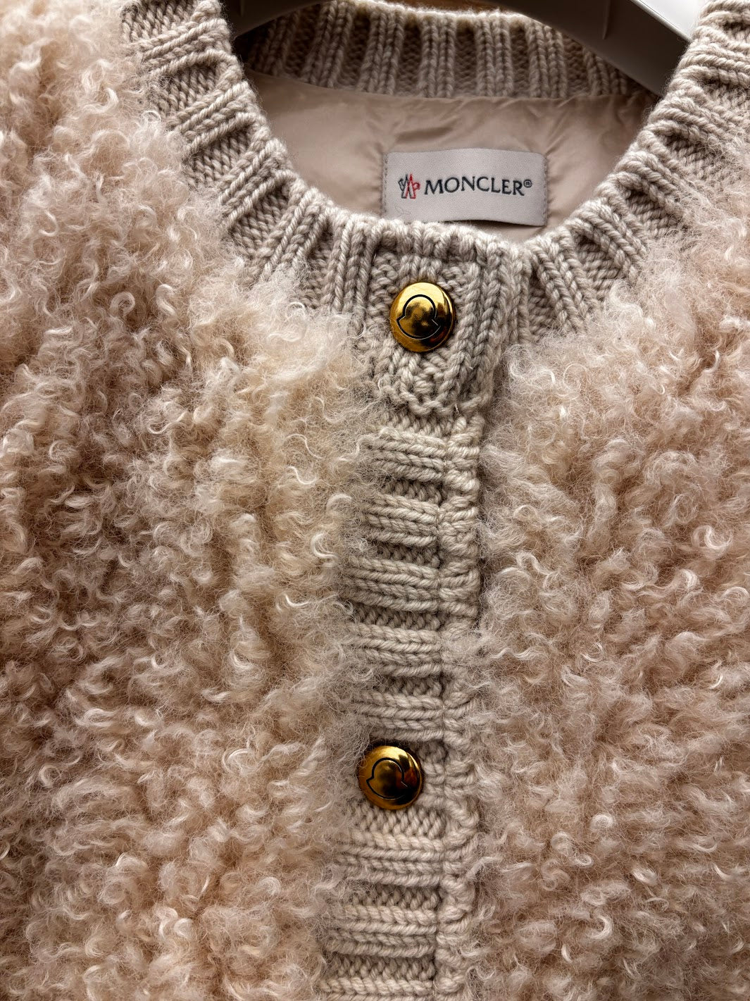 كارديجان مونكلر المبطن من الصوف والدب 